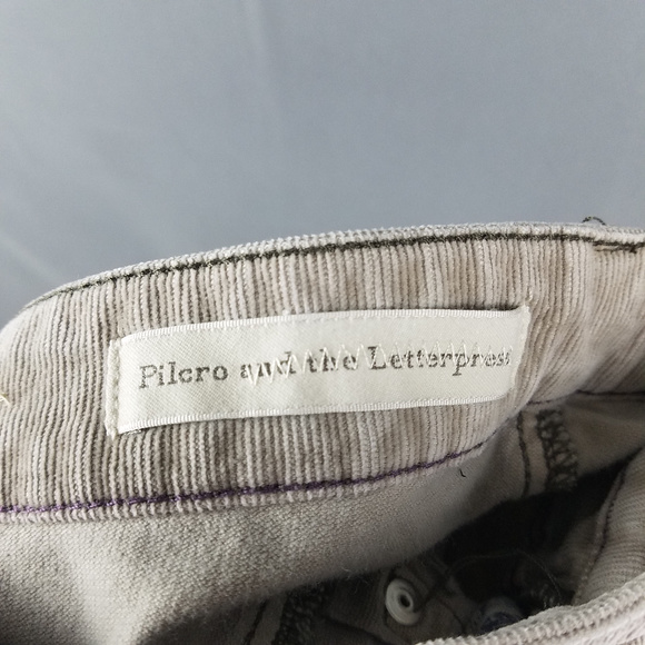 Pilcro and the Letterpress Tan Parallel Pants Sz 2 - Picture 5 of 7